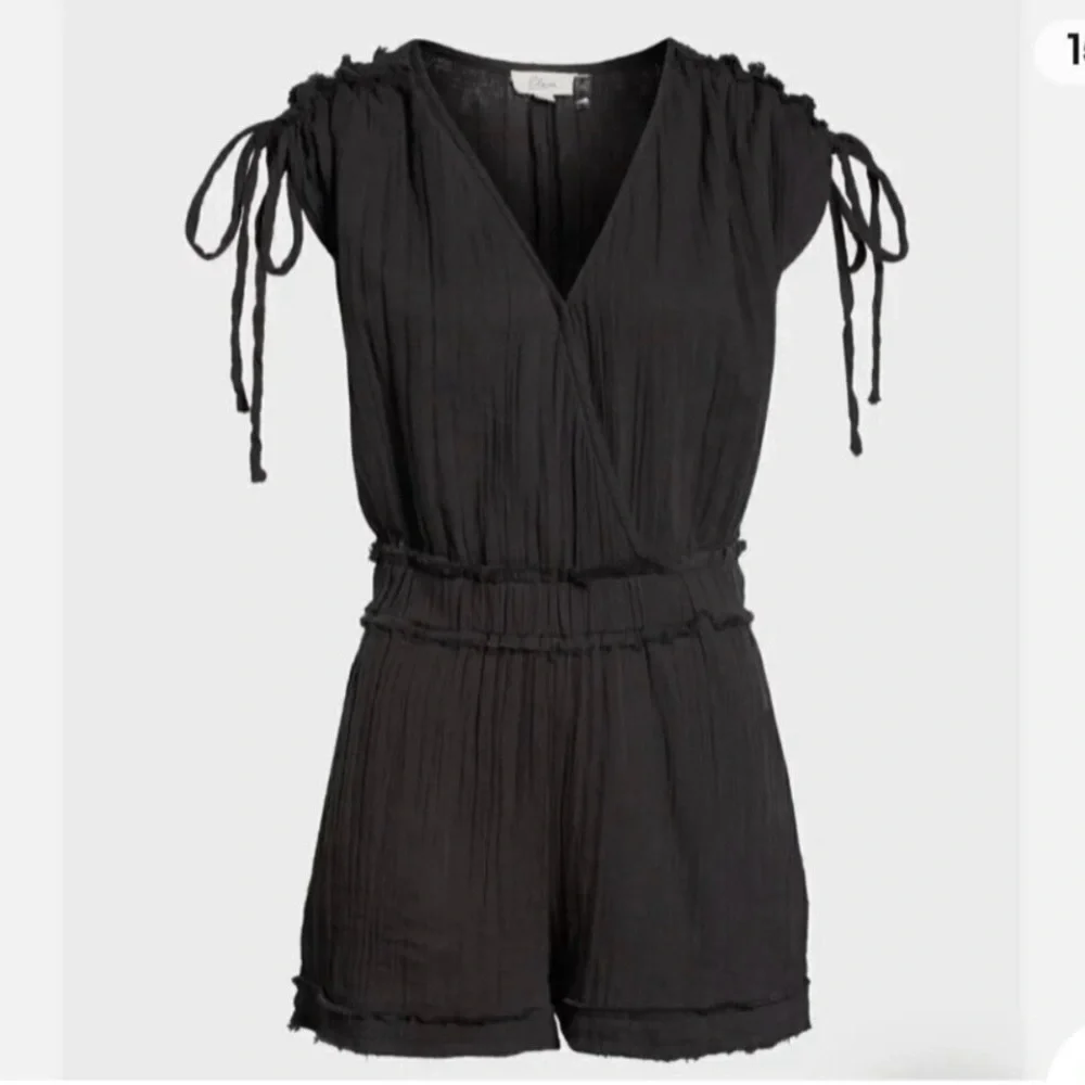 Elan Black Sleeveless Romper Women’s Size Medium - Picture 4 of 5